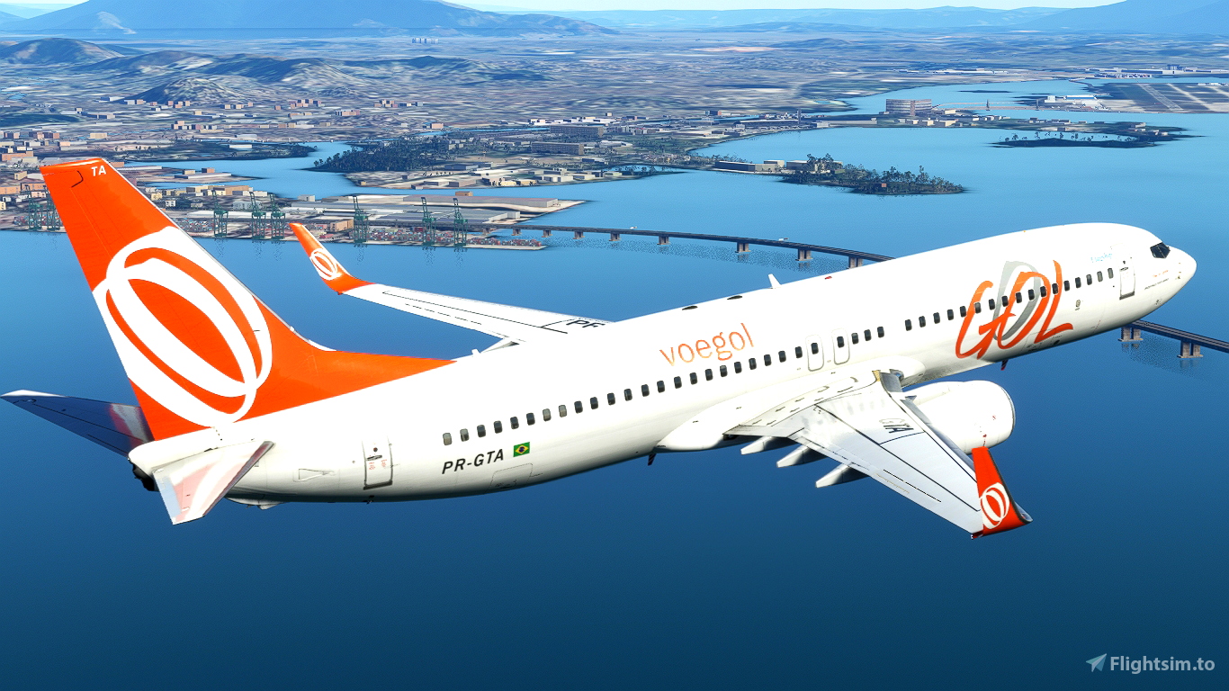 GOL NEW PR-GXZ 737-800 for Microsoft Flight Simulator