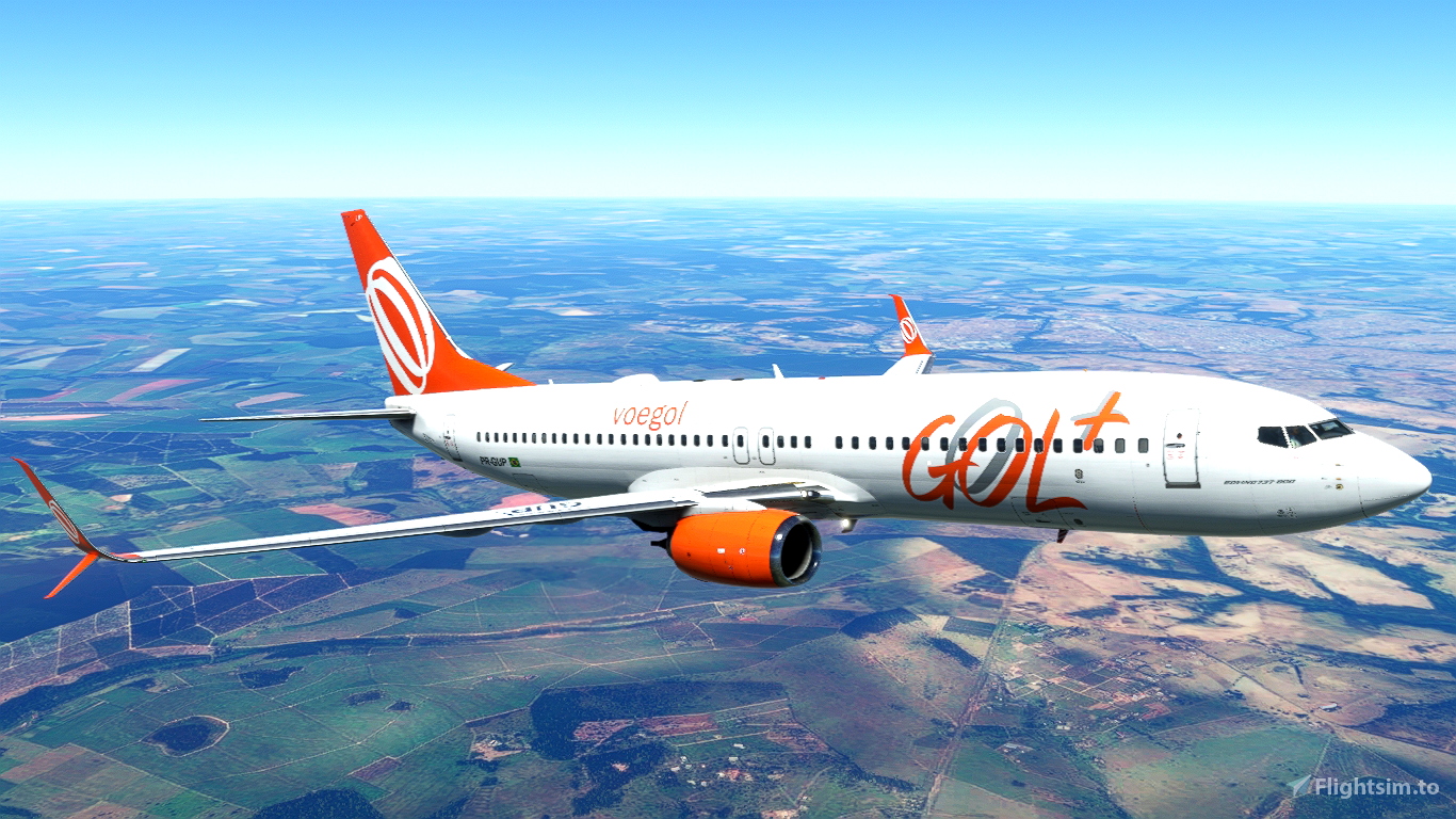 GOL NEW PR-GXZ 737-800 for Microsoft Flight Simulator