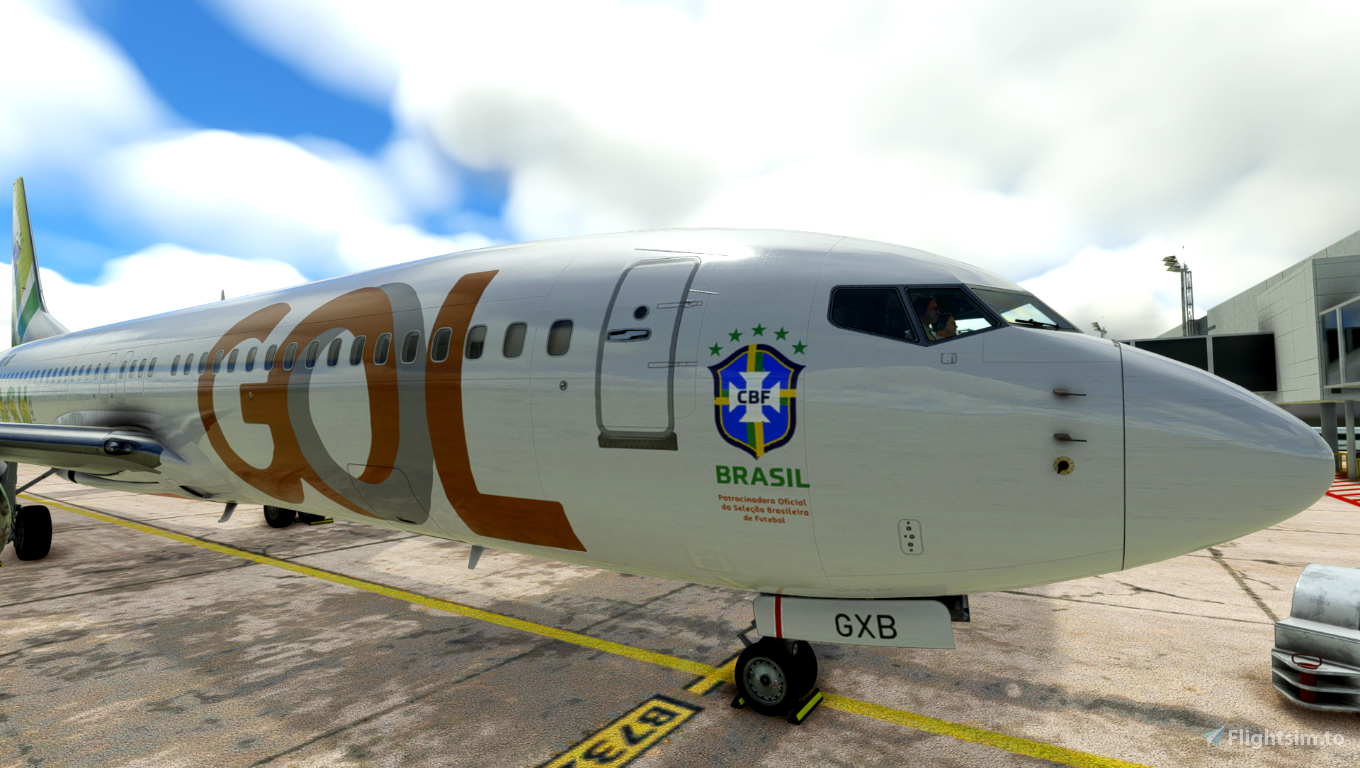 Gol Linha Aéreas (PR-GXR) PAI DA AVIAÇÃO SANTOS DUMONT para Microsoft  Flight Simulator