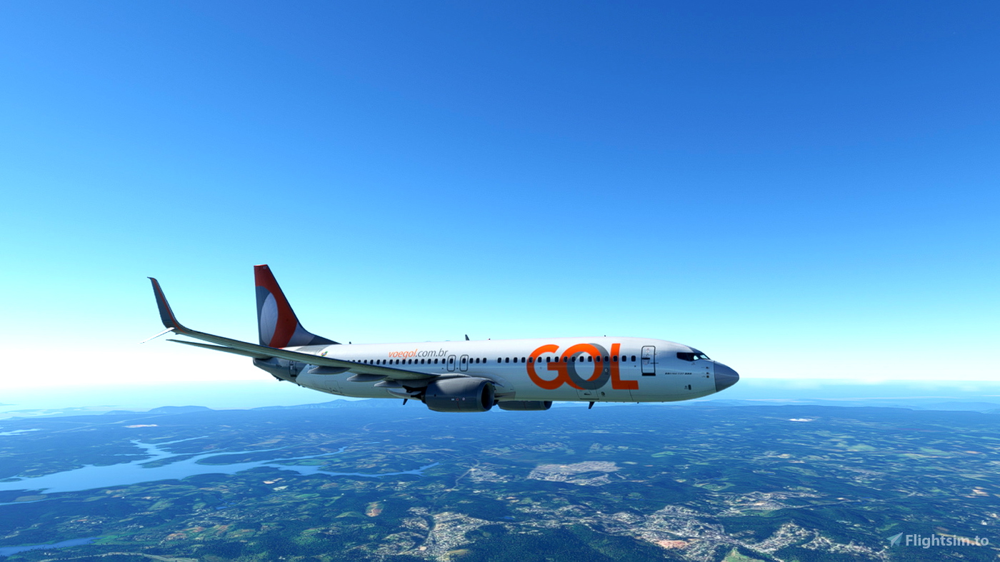 GOL NEW PR-GXZ 737-800 for Microsoft Flight Simulator