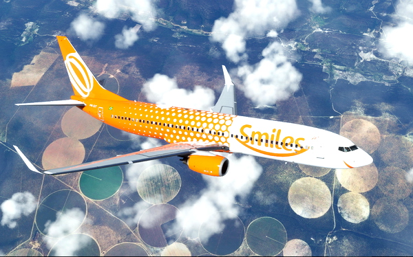 Gol (Smiles) | PR-GIT | PMDG Boeing 737-800 | 8K - for Microsoft Flight Simulator