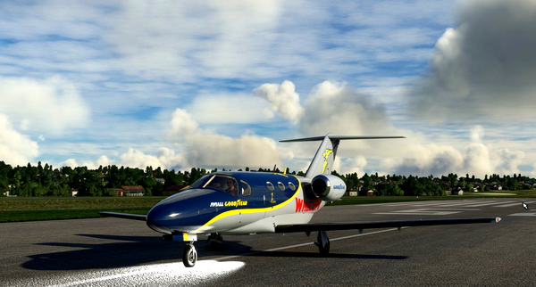 Goodyear Aviation Corporate Jet repaint for Cessna Citation Mustang - for Microsoft Flight Simulator