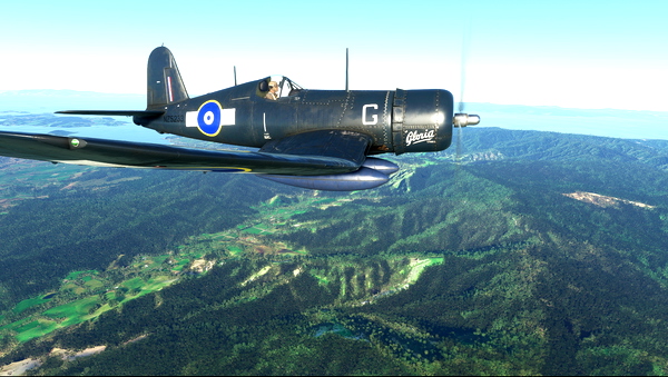 Goodyear FG-1D Corsair RNZAF NZ5233 "Gloria Lyons" - for Microsoft Flight Simulator