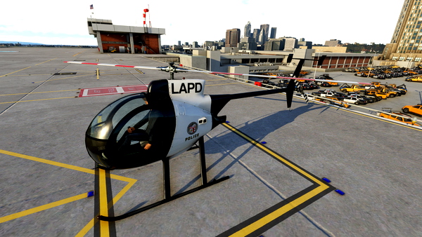 Got Friends Mini-500 Livery :: LAPD - for Microsoft Flight Simulator