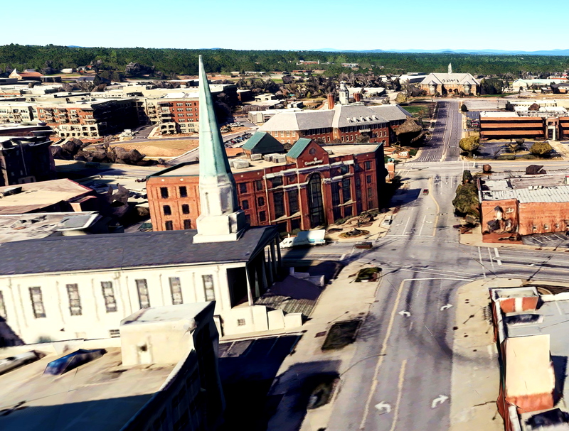 Greenville SC USA for Microsoft Flight Simulator MSFS