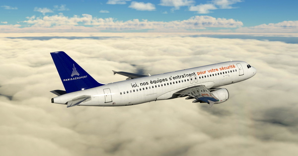 Groupe ADP / Paris Aeroport "F-GJVW" (Paris firefighter training aircraft) Fenix A320 Ceo - for Microsoft Flight Simulator