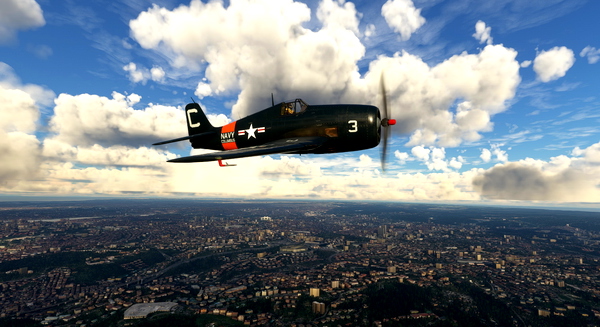 Grumman F6F-5 Hellcat US Navy NAS Columbus #3 - for Microsoft Flight Simulator