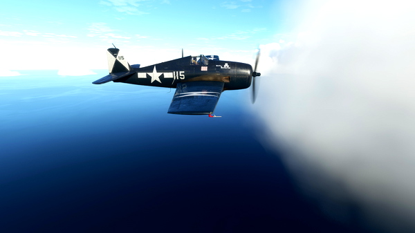 Grumman F6F-5 Hellcat US Navy VF-83 #115 'Death 'n Destruction' - for Microsoft Flight Simulator