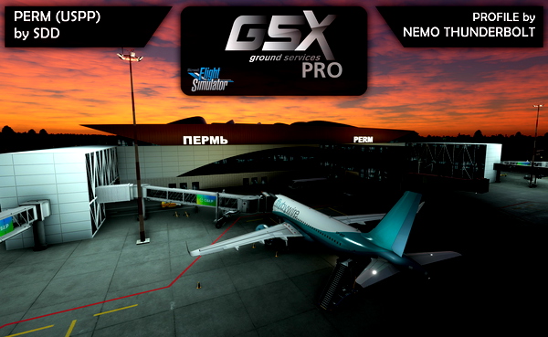 GSX Pro Profile - Perm (USPP) - Siberian Scenery Development - for Microsoft Flight Simulator