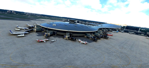GSX Profile UUWW Vnukovo Moscow v1.3 (JustSim v1.1) by SimFly - for Microsoft Flight Simulator