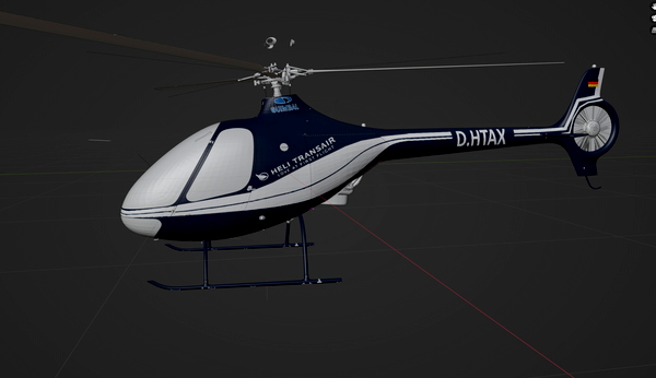 Guimbal Cabri G2 D.HTAX Helitrans AG - for Microsoft Flight Simulator