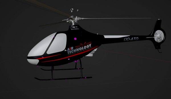 Guimbal Cabri G2 OO-ATO Diatrans NV - for Microsoft Flight Simulator