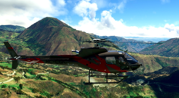 H-125 Cowansim | Avioandes | registration HC-CQC - for Microsoft Flight Simulator