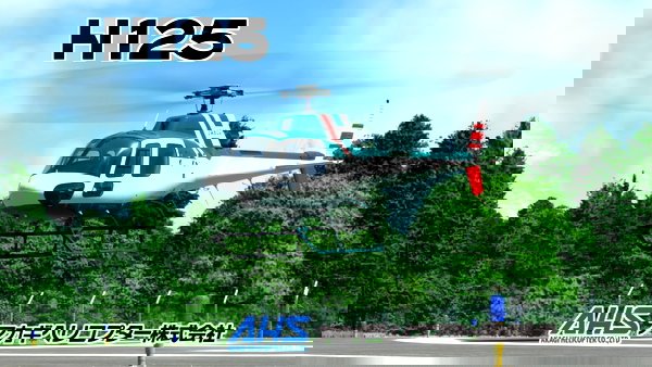 H125 AS350B2 Akagi Helicopter JA6049 - for Microsoft Flight Simulator