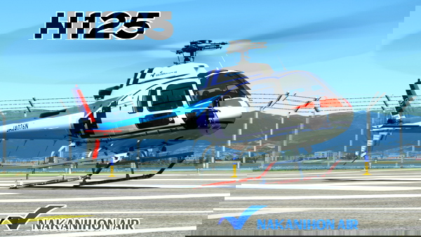 H125 AS350B3 Nakanihon Air Service JA026N Olympic Broadcasting Services - for Microsoft Flight Simulator