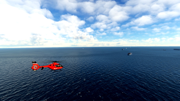 H135 PILOT OFFSHORE HARBOUR LIFT - for Microsoft Flight Simulator