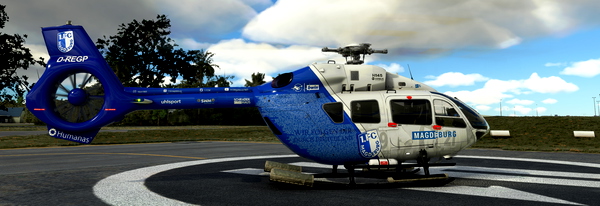H145 1.FC Magdeburg - for Microsoft Flight Simulator