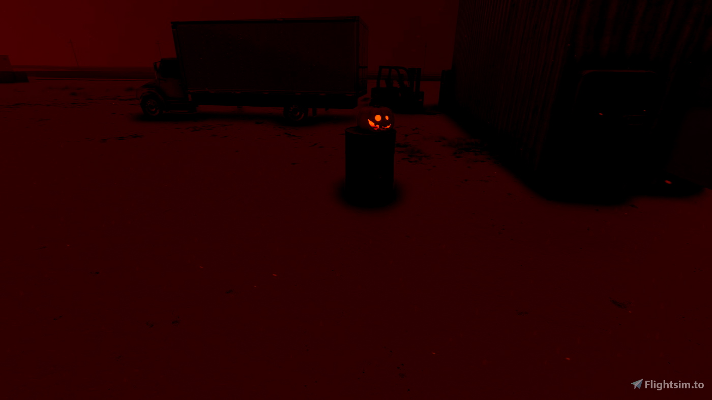 Halloween decorations for Whale Cove (CYXN) pour Microsoft Flight