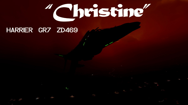 Harrier GR7 ZD469 aka "Christine" - for Microsoft Flight Simulator