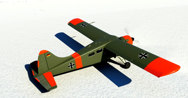 DHC-2 Beaver Luftwaffe Germany (shiny finish) - for Microsoft Flight Simulator