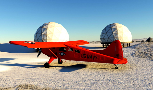 Havilland DHC-2 Beaver US NAVY Orange livery (matt finish). - for Microsoft Flight Simulator