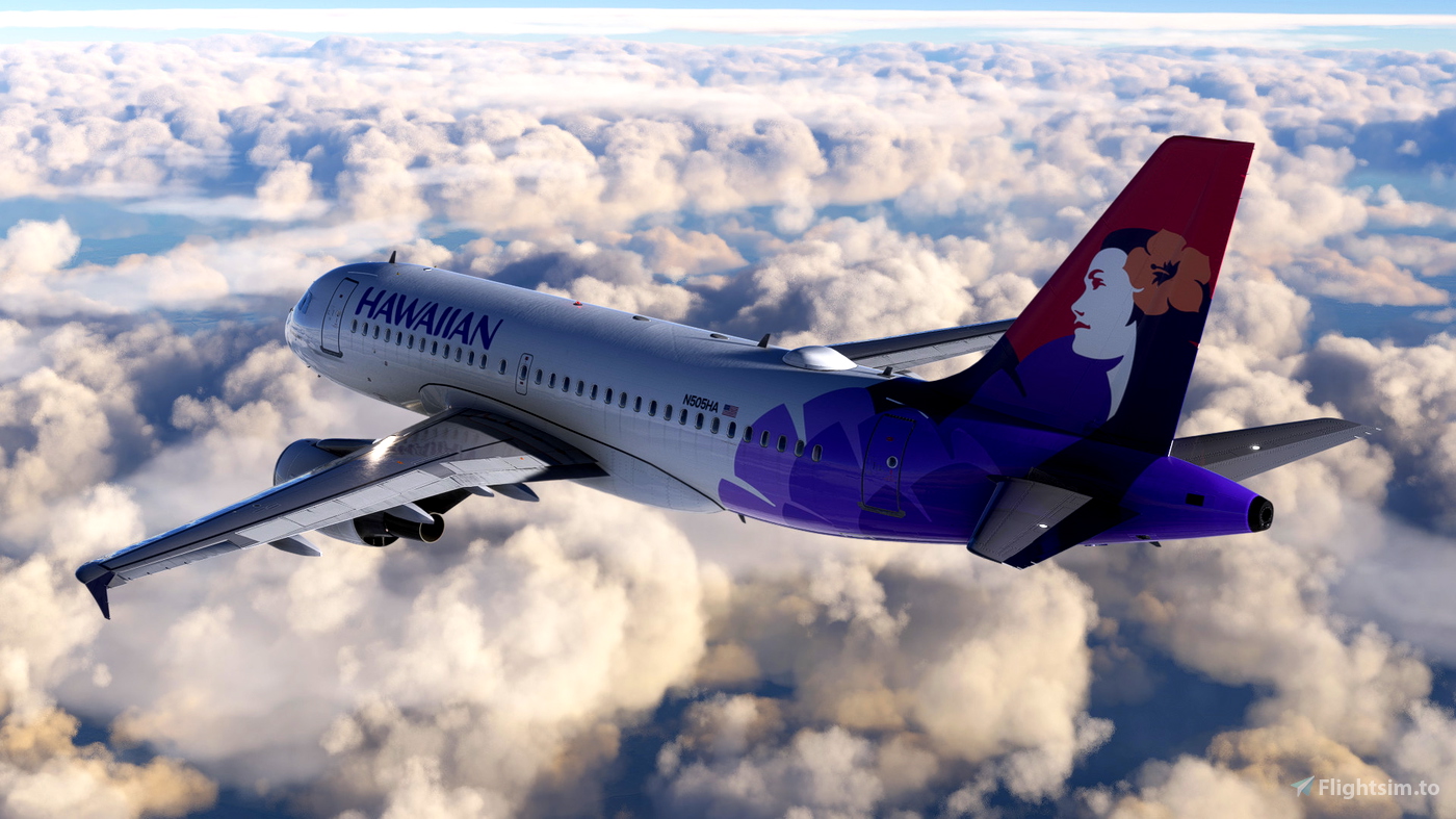 Hawaiian Airlines Fictional A319 Livery - 8K for Microsoft Flight ...