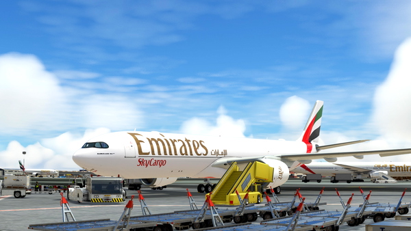 Headwind A330-900neo Emirates SkyCargo with & without mask 8K - for Microsoft Flight Simulator