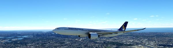 HEADWINDS A330-900 ANSETT LIVERY 8K TEXTURES - for Microsoft Flight Simulator