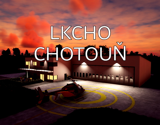 Heliport Chotoun - HELITOM - for Microsoft Flight Simulator