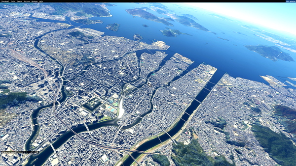 Hiroshima city - for Microsoft Flight Simulator