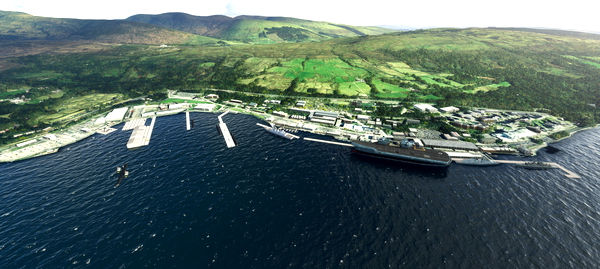 HMNB Clyde & RNAD Coulport - for Microsoft Flight Simulator