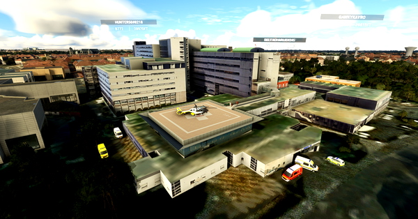 Hopital Saint-Louis - La Rochelle - for Microsoft Flight Simulator
