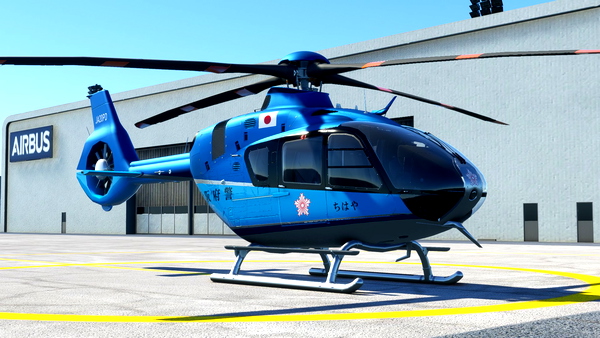 HPG H135P3H Osaka Prefectural Police JA20PD "Chihaya" - for Microsoft Flight Simulator
