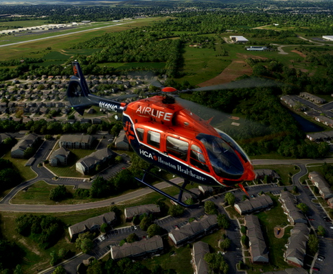 HPG H145 HEMS HCA Houston Healthcare AIRLIFE - for Microsoft Flight Simulator