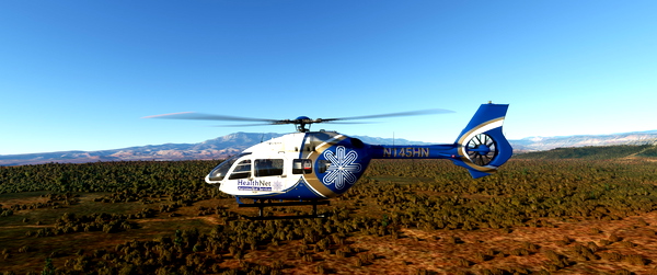 HPG H145 HEMS HealthNet Aeromedical Services - for Microsoft Flight Simulator