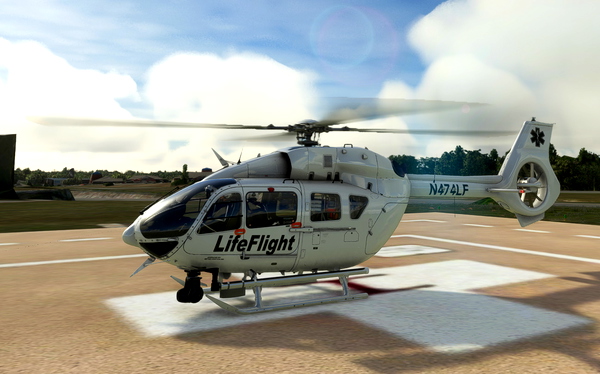 HPG H145 HEMS White LifeFlight (Use anywhere) - for Microsoft Flight Simulator