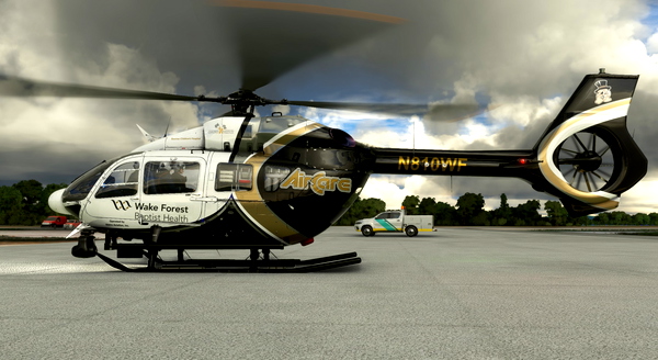 HPG H145 Wake Forest Baptist (NC) HEMS N810WF - for Microsoft Flight Simulator