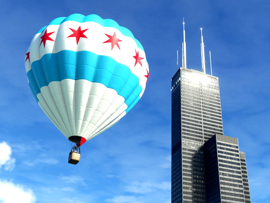 HPG Hot Air Balloon Livery Chicago - for Microsoft Flight Simulator