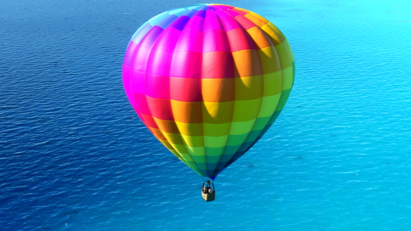 HPG Hot Air Balloon Livery Tropical Rainbow - for Microsoft Flight Simulator