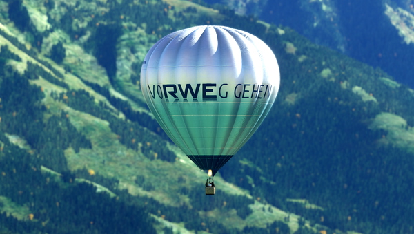 HPG Hot Air Balloon Repaint Livery: Vorweg Gehen - for Microsoft Flight Simulator