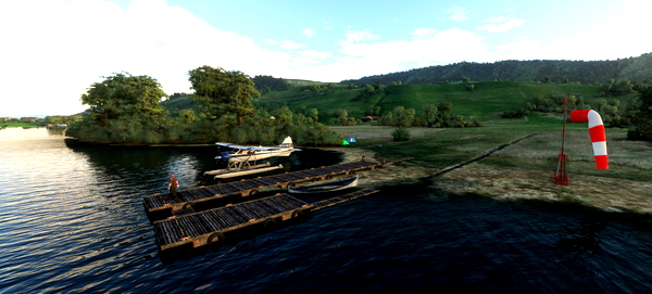 Hütten Sea Base - LSWH - fictional - for Microsoft Flight Simulator