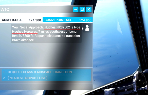 Hughes H-4 Hercules ATC Model Name Fix (NO LONGER REQUIRED) - for Microsoft Flight Simulator