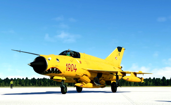 Hungarian Air Force 'Cápeti' repaint for the GKS MiG-21 - for Microsoft Flight Simulator