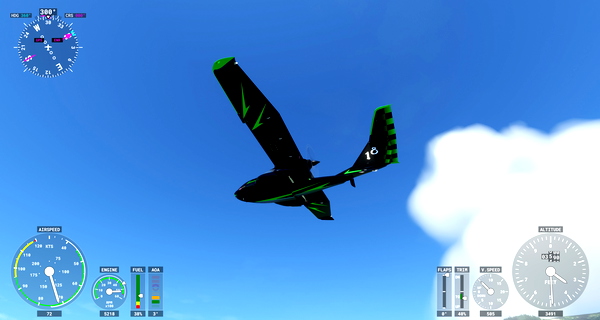 Icon A5 Green Lightning Livery - for Microsoft Flight Simulator