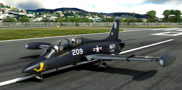 Indiafoxtecho Aermacchi MB-339ARepaint Livery: VF-192 Golden Dragons - for Microsoft Flight Simulator