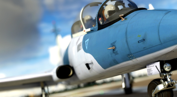 Indiafoxtecho Aermacchi MB-339PAN Repaint Livery: I-AMDA Blue Camo - for Microsoft Flight Simulator