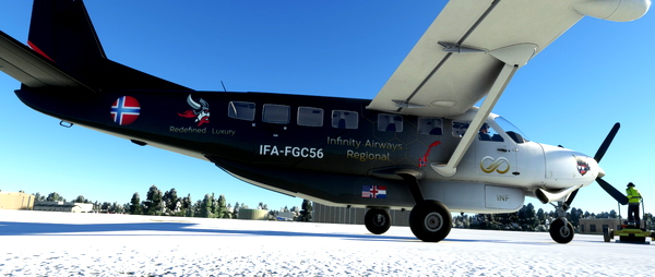 Infinity Airways Regional 208B Grand Caravan Norway - for Microsoft Flight Simulator