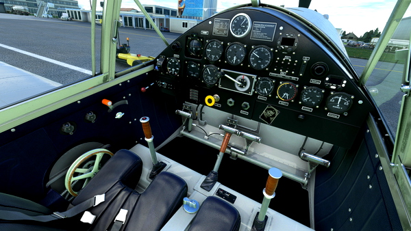 Ini Builds Messerschmitt Bf 108 Taifun - Blue Used Interior - for Microsoft Flight Simulator