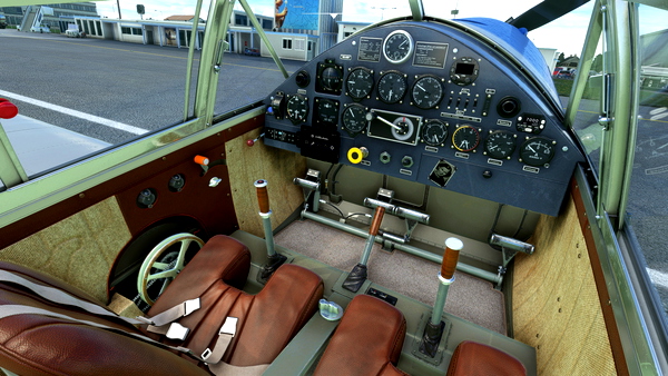 Ini Builds Messerschmitt Bf 108 Taifun - Brown Used Interior - for Microsoft Flight Simulator