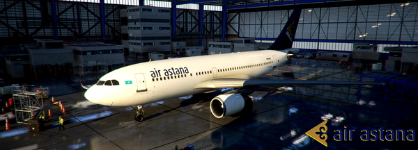 INI Simulations A310 Air Astana P4-NAT - for Microsoft Flight Simulator